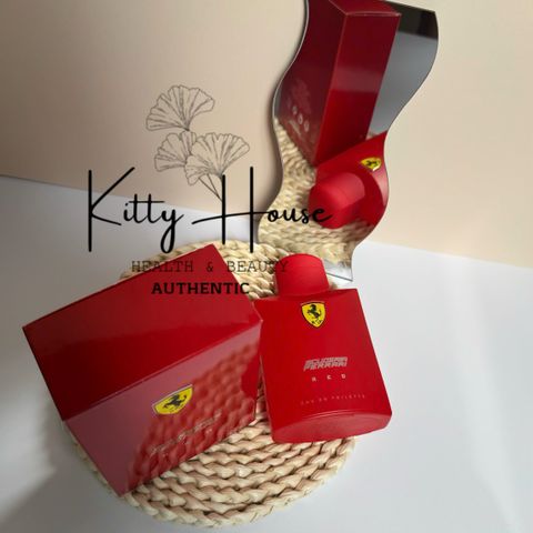 Nước hoa nam Ferrari Red Eau De Toilette 125ml - Hương Citrus Tươi Mát, Thích Hợp Cho Mọi Dịp, Đậm Chất Nam Tính