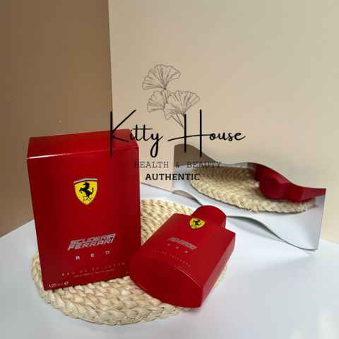 Nước hoa nam Ferrari Red Eau De Toilette 125ml - Hương Citrus Tươi Mát, Thích Hợp Cho Mọi Dịp, Đậm Chất Nam Tính
