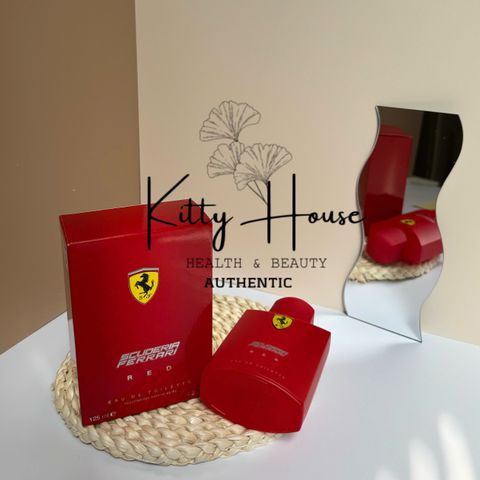 Nước hoa nam Ferrari Red Eau De Toilette 125ml - Hương Citrus Tươi Mát, Thích Hợp Cho Mọi Dịp, Đậm Chất Nam Tính