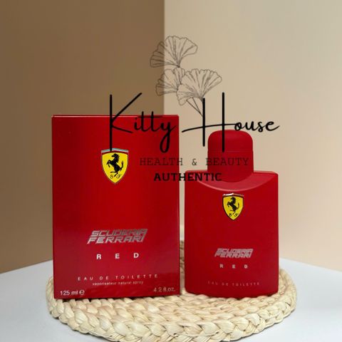 Nước hoa nam Ferrari Red Eau De Toilette 125ml - Hương Citrus Tươi Mát, Thích Hợp Cho Mọi Dịp, Đậm Chất Nam Tính