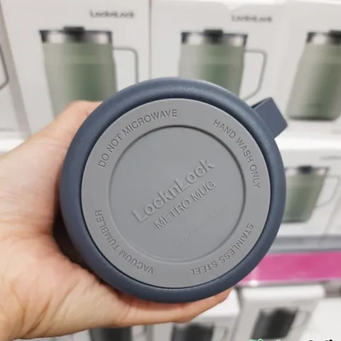 Cốc Giữ Nhiệt LocknLock Metro Table Mug 475ml - Thép Không Gỉ, Duy Trì Nhiệt Lâu Dài, Nắp Xoay Tiện Lợi, Chất Lượng Cao