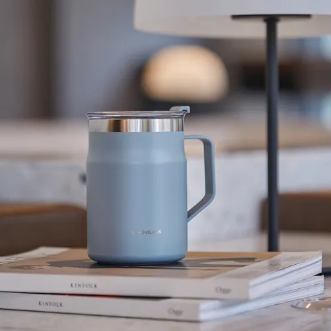 Cốc Giữ Nhiệt LocknLock Metro Table Mug 475ml - Thép Không Gỉ, Duy Trì Nhiệt Lâu Dài, Nắp Xoay Tiện Lợi, Chất Lượng Cao