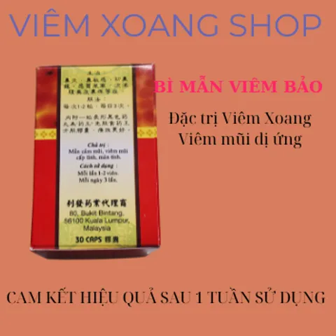BI MẪM VIÊM BẢO VIÊM XOANG VIÊM MŨI DỊ ỨNG