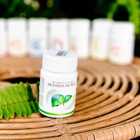 Viên Uống Giải Độc Gan Detoxmune Max - Bảo Vệ Gan, Giải Độc, Hỗ Trợ Chức Năng Gan 30 Viên/Hộp - Sản Phẩm Chăm Sóc Sức Khỏe