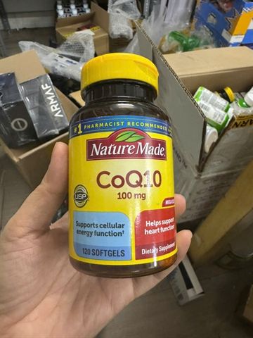 Hỗ Trợ Tim Mạch COQ10 Nature Made 100mg - Viên Uống 72 Viên Giúp Tăng Cường Sức Khỏe Tim Mạch, Phục Hồi Năng Lượng