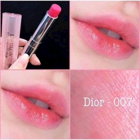 Son Dior 007 Hồng Dâu – Unbox, Tách Set, Không Vỏ Hộp