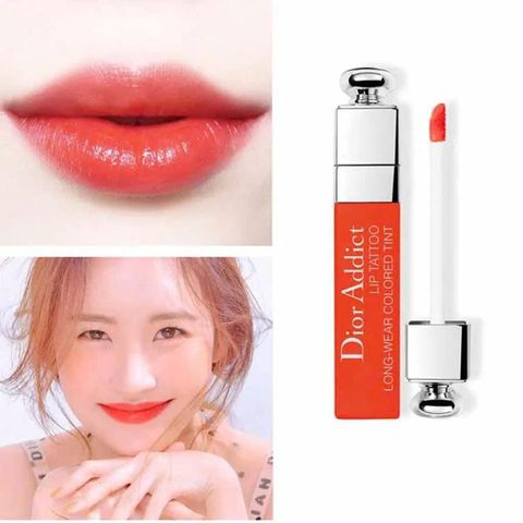 Son Dior Addict Lip Tattoo 641 - Son Môi Cam Đỏ Bền Màu, Dưỡng Ẩm & Tự Nhiên, Phù Hợp Mọi Phong Cách Trang Điểm