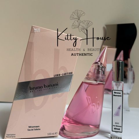 Nước Hoa Nữ Bruno Banani Woman Eau De Toilette 10ml - Hương Hoa Cỏ Quyến Rũ, Ngọt Ngào, Tươi Mát Cho Mỗi Dịp