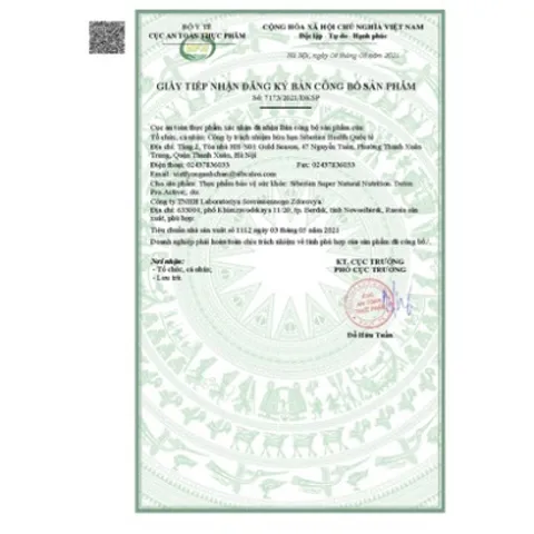 Siêu Thải Độc - Thực Phẩm Bảo Vệ Sức Khỏe Siberian Super Natural Nutrition Detox Pro.Active - Hỗ Trợ Tiêu Hóa 16 Túi 6 Viên