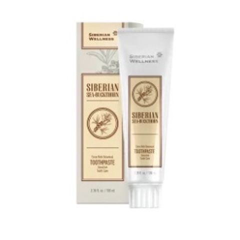 Kem đánh răng thảo dược Cây Tầm Xuân Siberi 100ml - Phục hồi, tái tạo, ngừa sâu răng, mùi hôi miệng - Chăm sóc răng miệng tự nhiên