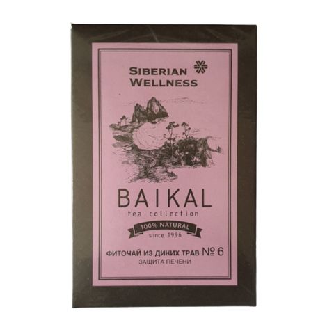 Trà Thảo Mộc Bổ Gan Baikal N6 - 30 Túi - Hỗ Trợ Giải Độc và Tăng Cường Chức Năng Gan từ Nga