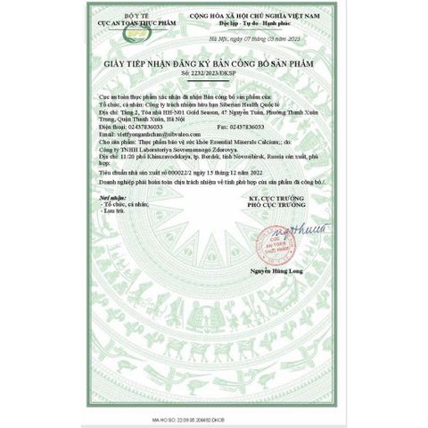 Thực phẩm bảo vệ sức khỏe Essential Minerals Calcium - Bổ sung Canxi & Vitamin D3 - 60 viên - Tăng cường sức khỏe xương và răng
