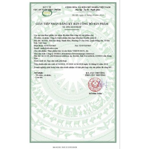 Thực phẩm bảo vệ sức khỏe Vision Box - Bổ mắt tự nhiên với Omega-3, hỗ trợ tăng cường thị lực - 30 túi, hàng chính hãng