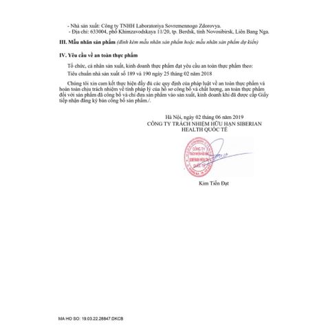 Thực phẩm bảo vệ sức khỏe Healthy Rhythms - Tăng sức đề kháng với Nhân Sâm Siberia và Coenzyme Q10 - 60 viên bổ sung vitamin và khoáng chất