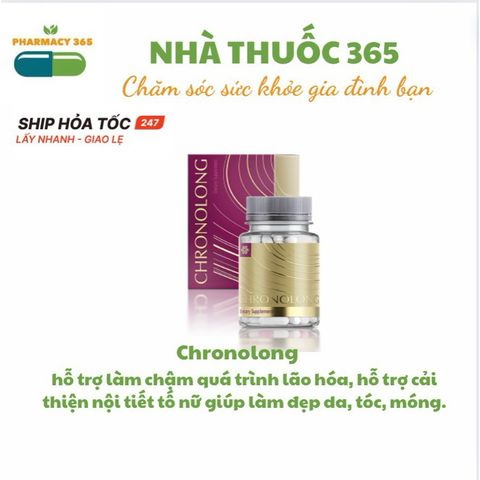 Thực phẩm bảo vệ sức khỏe Chronolong - Cân bằng nội tiết tố nữ, làm đẹp da tóc móng - 30 viên, hàng chính hãng Nga