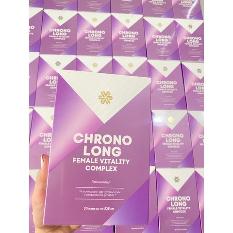 Thực phẩm bảo vệ sức khỏe Chronolong - Cân bằng nội tiết tố nữ, làm đẹp da tóc móng - 30 viên, hàng chính hãng Nga