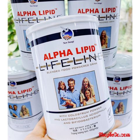 Sữa Non Alpha Lipid Lifeline 450g Nhập Khẩu Chính Hãng New Zealand - Tăng Cường Miễn Dịch và Sức Khỏe Cho Trẻ Em và Người Lớn