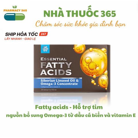 Viên uống bổ sung Omega-3 từ dầu lanh và dầu cá biển - Hỗ trợ sức khỏe tim mạch - 30 viên/hộp