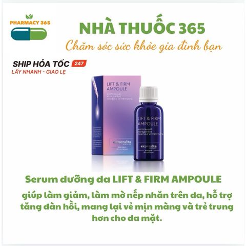 Serum Dưỡng Da Experalta Platinum LIFT & FIRM AMPOULE - Chống Lão Hoá, 30ml - Tăng Đàn Hồi, Mờ Nếp Nhăn
