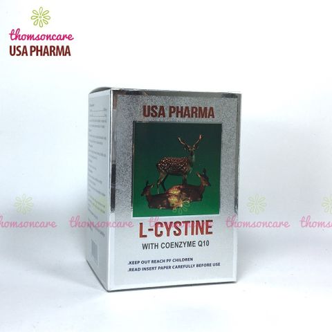 Combo trắng da Lcystine, DHC Vitamin C giúp đẹp da, giảm rụng tóc - Coenzym Q10, l crystine L cistin