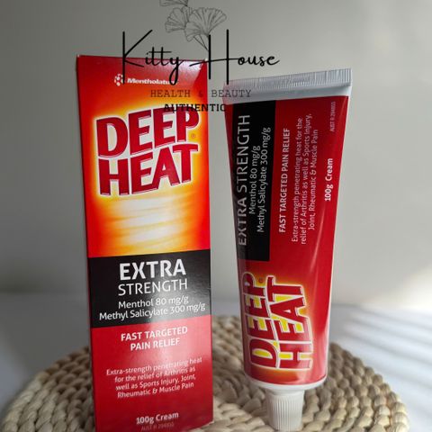 Kem bôi xoa bóp Deep Heart Original Heat Rub 100g và 200g chính hãng