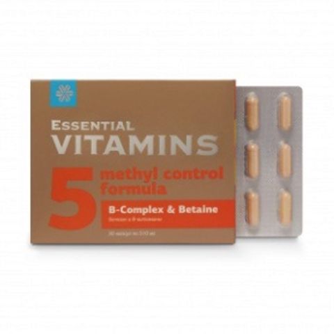 Thực phẩm bảo vệ sức khỏe Tim Mạch Essential Vitamin 5 - Vitamin B-Complex & Betaine - 30 viên - Hỗ trợ sức khỏe tim mạch