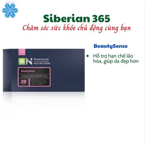 Thực phẩm bảo vệ sức khỏe Siberian Super Natural Nutrition - Hỗ trợ làm đẹp, 20 túi tiện lợi, giảm lão hóa da