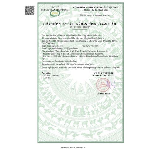 Thực phẩm bảo vệ sức khỏe Essential Minerals Selenium – Tăng cường sức đề kháng với Selen – 60 viên hỗ trợ chống ô xy hóa