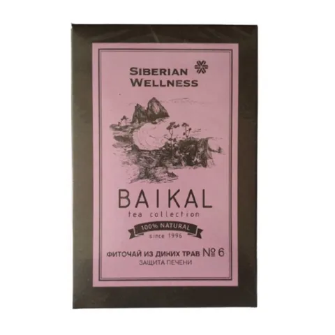 Trà thảo mộc N6 Siberian Baikal - Trà gan mật hỗ trợ giải độc gan - 30 túi trà sức khỏe từ thiên nhiên