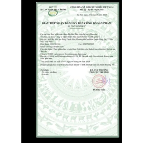 Trà thảo mộc N6 Siberian Baikal - Trà gan mật hỗ trợ giải độc gan - 30 túi trà sức khỏe từ thiên nhiên
