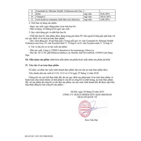 Thực phẩm Bảo Vệ Sức Khỏe Immuno Box Tăng Cường Đề Kháng - 30 Túi Hỗ Trợ Chống Cảm Cúm Nhập Khẩu Nga