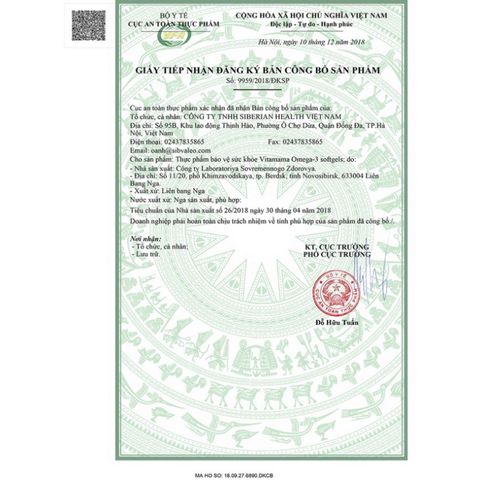 Viên uống OMEGA-3 VITAMAMA Siberian Wellness 90 viên - Hỗ trợ phát triển não bộ và sức khỏe mắt cho trẻ từ 3 tuổi trở lên