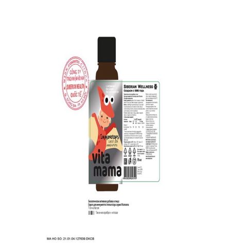 Siro Immunotops Tăng Sức Đề Kháng Cho Trẻ Em 95ml - Vitamin C Tự Nhiên, Không Đường, Hỗ Trợ Miễn Dịch Từ Thiên Nhiên