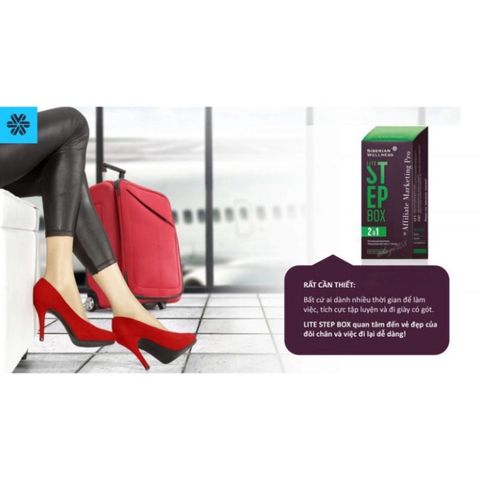 Hộp Lite Step - Giải pháp hạn chế giãn tĩnh mạch cho người đi giày cao gót - Hỗ trợ lưu thông máu - Siberian Wellness