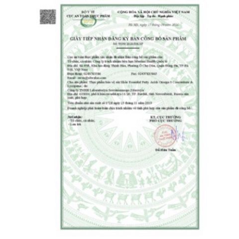 Thực phẩm chức năng hỗ trợ tim mạch Essential Fatty Acids Omega-3 & Lycopene - 30 viên/hộp - Giảm ôxy hóa, bảo vệ sức khỏe tim mạch