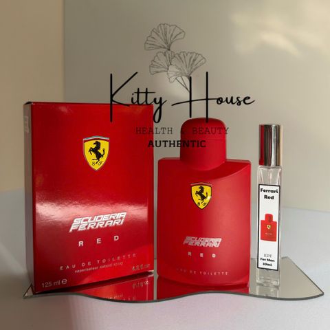 Nước hoa nam Ferrari Red Eau De Toilette 10ml - Hương Citrus Tươi Mát, Lôi Cuốn và Quyến Rũ