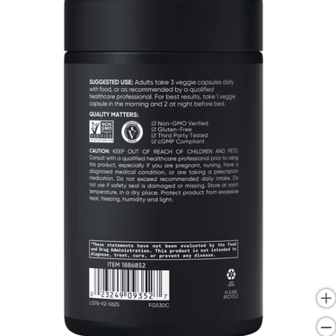 Viên uống bổ sung Magie Sports Research 135 viên- Magtein Magnesium L-Threonate, hàng Mỹ