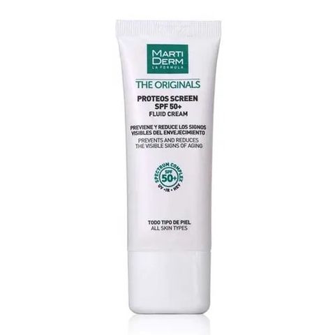 Kem Chống Nắng Ngừa Nám Martiderm Proteos Screen SPF50+ 40ml - Bảo Vệ Da, Ngừa Nám, Chống Oxy Hóa, Lớp Trang Điểm Hoàn Hảo