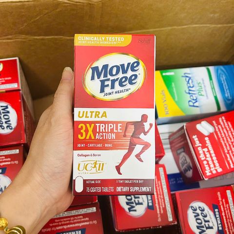 Hỗ trợ sức khỏe khớp Move Free Ultra 3X Triple Action 75 viên