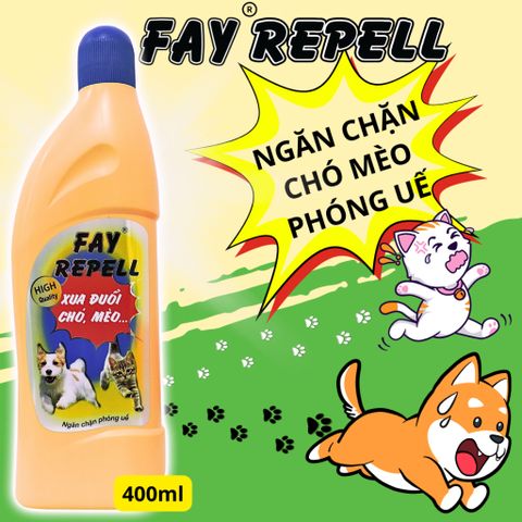 Xịt Xua Đuổi Chó Mèo FAY REPELL - Ngăn Phóng Uế Bừa Bãi Bằng Tinh Dầu Tự Nhiên - Giải Pháp An Toàn Cho Không Gian Sống