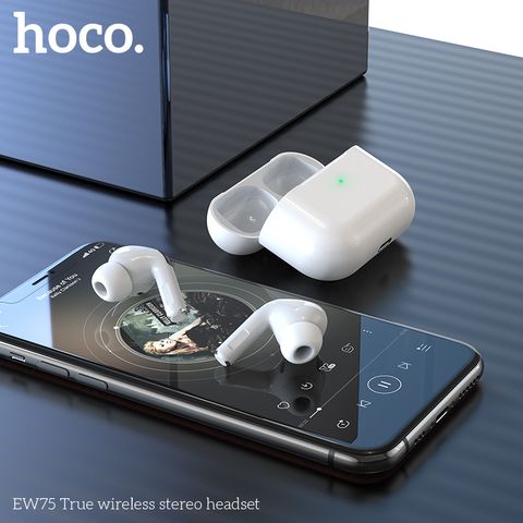 Tai Nghe Không Dây EW75 Bluetooth V5.4 Hoco - Âm Thanh Tốt, Thiết Kế Gọn Nhẹ, Pin 4 Giờ, Kết Nối Tiện Lợi