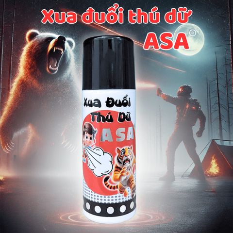 Bình Xịt Xua Đuổi Thú Dữ ASA - Phòng Vệ Khẩn Cấp Chống Hổ, Gấu, Sói, Rắn, An Toàn Cho Mọi Tình Huống Ngoài Trời