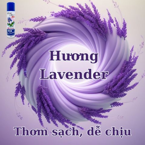 Xịt Khử Mùi Giày Vớ ASA 200ml - Công Nghệ Đức ZnRi-Complex và Hương Lavender Cao Cấp, Khử Mùi Hiệu Quả Chất Lượng Cao