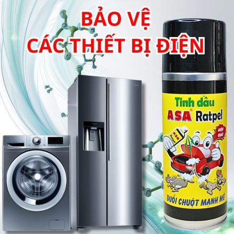 Tinh Dầu Xua Đuổi Chuột ASA Ratpel 400ml - Bình Xịt Aerosol Đuổi Gặm Nhấm, Mùi Thơm Dễ Chịu Cho Ô Tô, Nhà Ở, An Toàn Cho Môi Trường