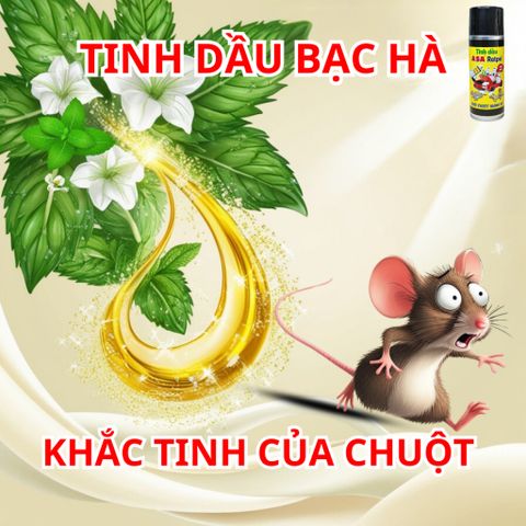 Tinh Dầu Xua Đuổi Chuột ASA Ratpel 400ml - Bình Xịt Aerosol Đuổi Gặm Nhấm, Mùi Thơm Dễ Chịu Cho Ô Tô, Nhà Ở, An Toàn Cho Môi Trường