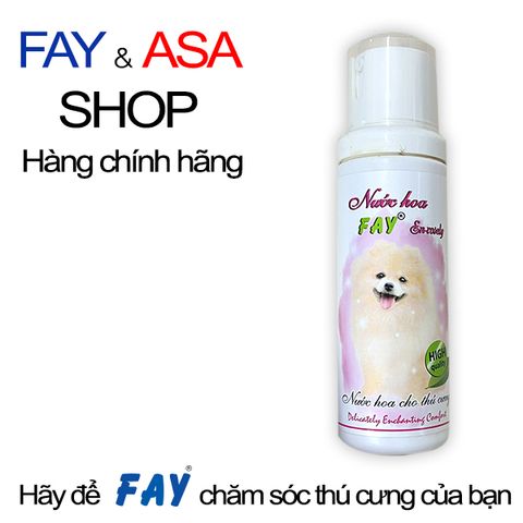 Nước Hoa FAY cho Thú Cưng - Hương En-Rosely & Pleasure Dành Cho Chó Mèo - Khử Mùi Hôi & Lưu Hương Lâu - 90ml