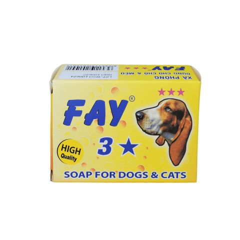 Xà Phòng FAY MEDIC Cho Chó Mèo - Điều Trị Ghẻ, Nấm Da, Khử Mùi, Vệ Sinh Da Lông, Dầu Mù U, Sulfur, Acid Salicylic