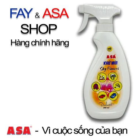 Khử Mùi ASA - Chất Khử Mùi An Toàn Gia Đình với Hương Lavender, En-Rosely, Sky Flower - Xịt Khử Mùi Hiệu Quả cho Nhà và Xe Hơi
