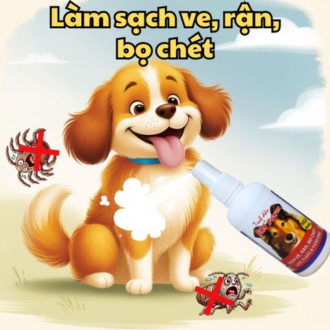 Xịt Ve Rận FAY Power - Tinh Dầu Thiên Nhiên Ngăn Ngừa Bọ Chét & Ve Rận Cho Thú Cưng, Hiệu Quả Lên Đến 1000 Giờ