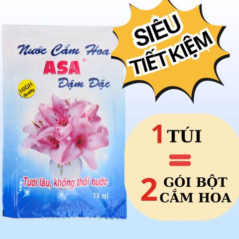 Nước cắm hoa ASA Đậm Đặc - Giữ hoa tươi lâu, không thối nước, tiết kiệm thời gian và giữ vệ sinh cho không gian sống